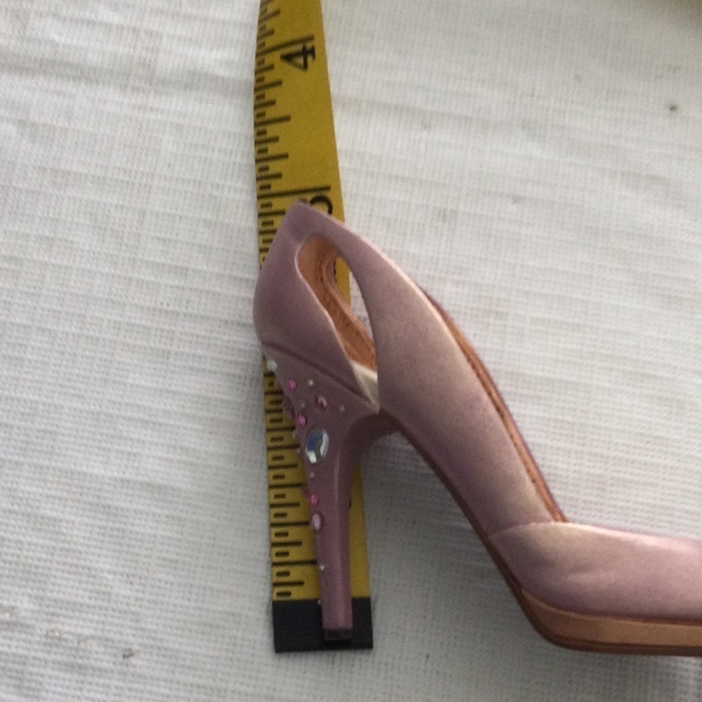 Just The Right Shoe by Raine Bling MINIATURE Fashionable shoe color color pink - Picture 6 of 7
